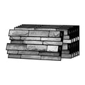 Ash Grey Slate Faux Stone Gel Tiles - 3D Peel and Stick Splashback
