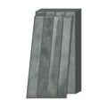 Vertical Kit Kat Tiles - Gray - Trending 3D Gel Splashback
