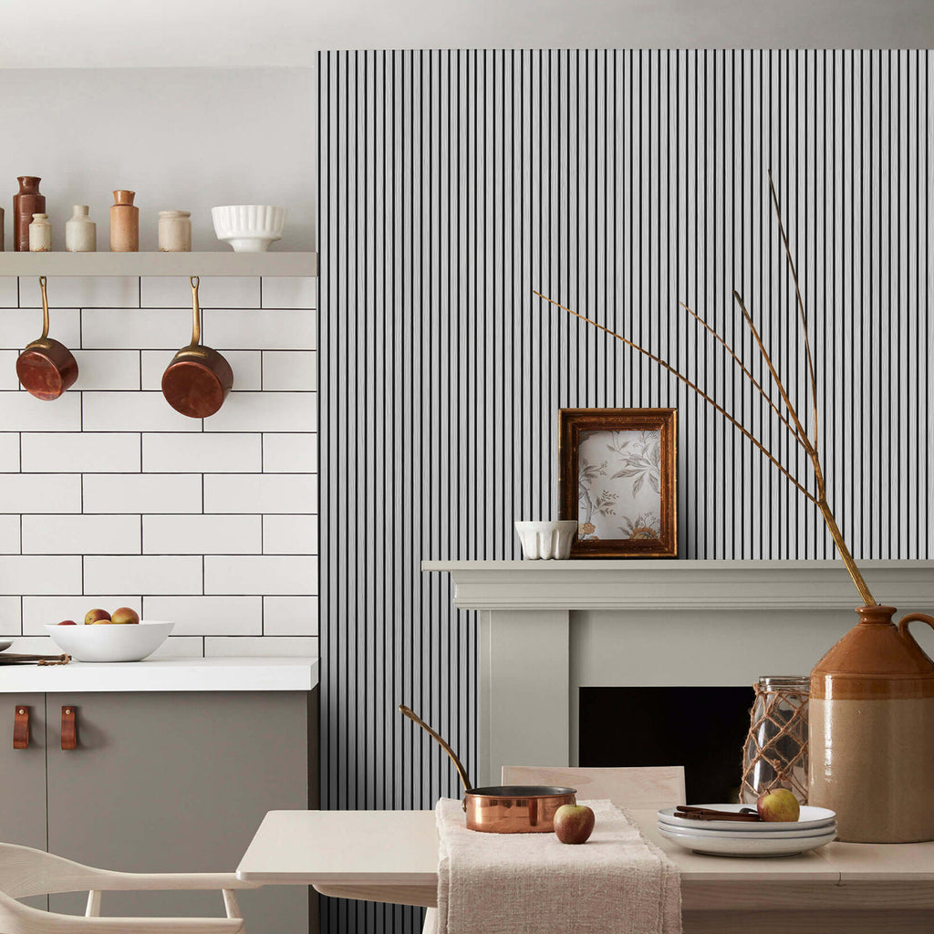 Sticky Back Plastic Vinyl Wrap - White Oak - For Furniture & Kitchen Cupboards