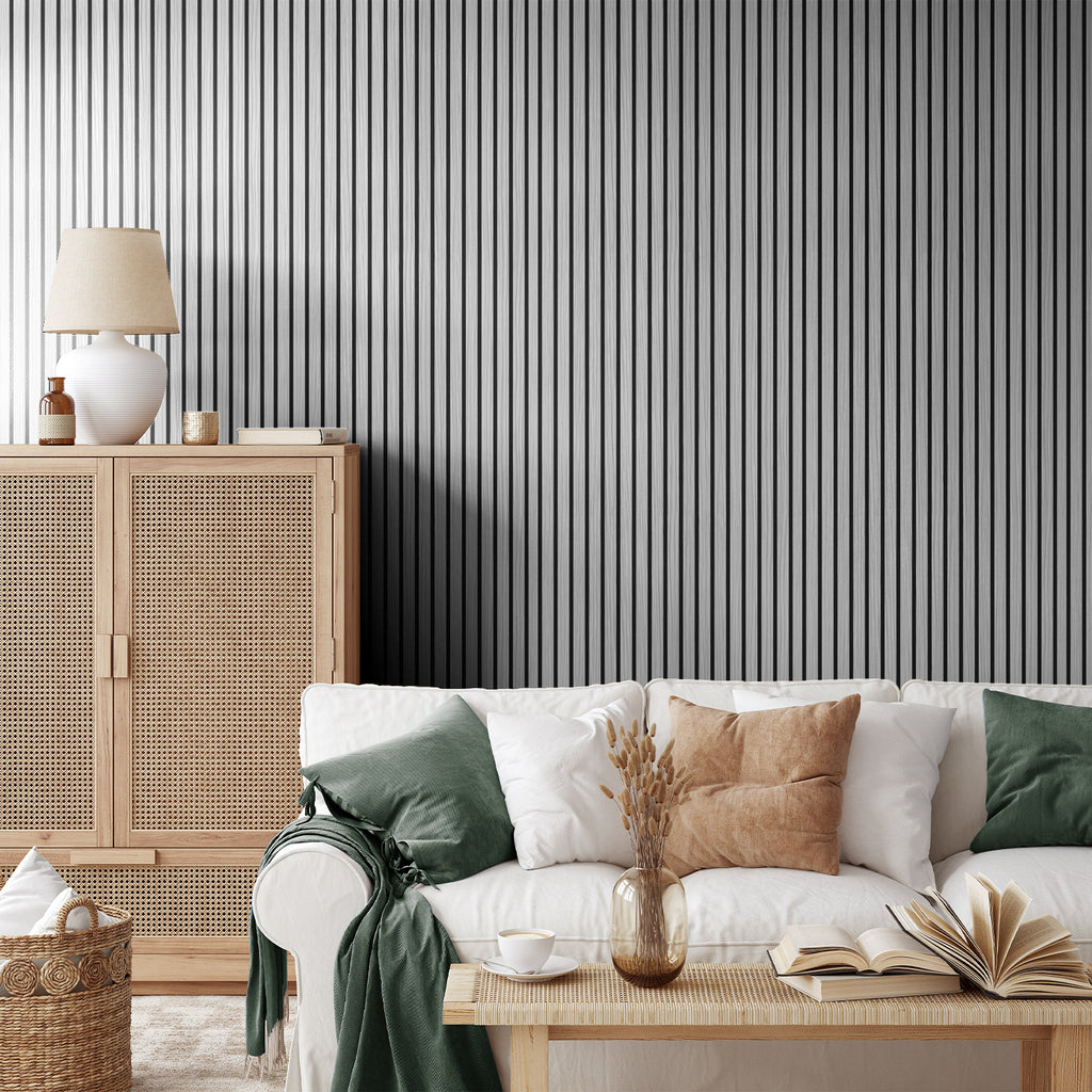 Sticky Back Plastic Vinyl Wrap - White Oak - For Furniture & Kitchen Cupboards