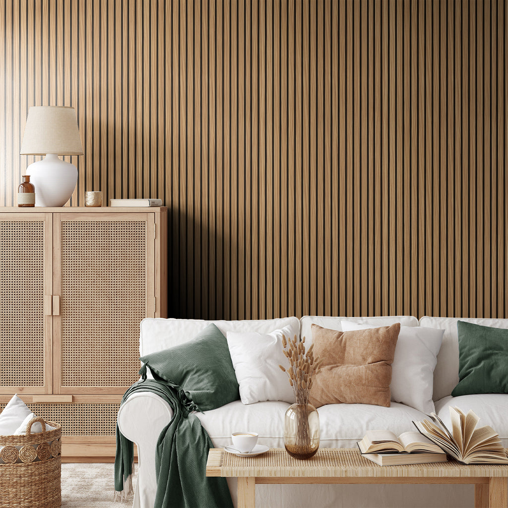 Sticky Back Plastic Vinyl Wrap - Classic Timber - For Furniture & Kitchen Cupboards