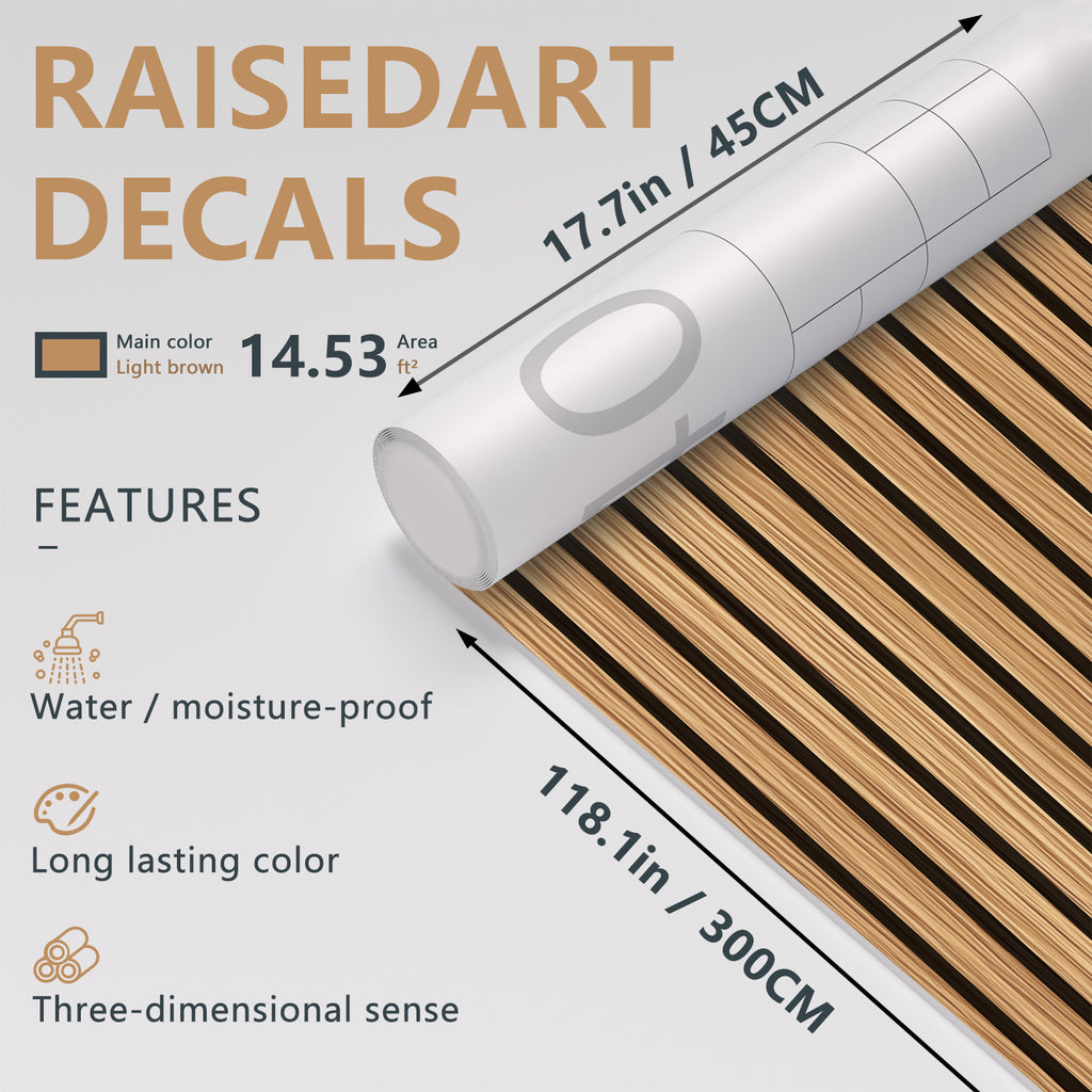 Sticky Back Plastic Vinyl Wrap - Classic Timber - For Furniture & Kitchen Cupboards