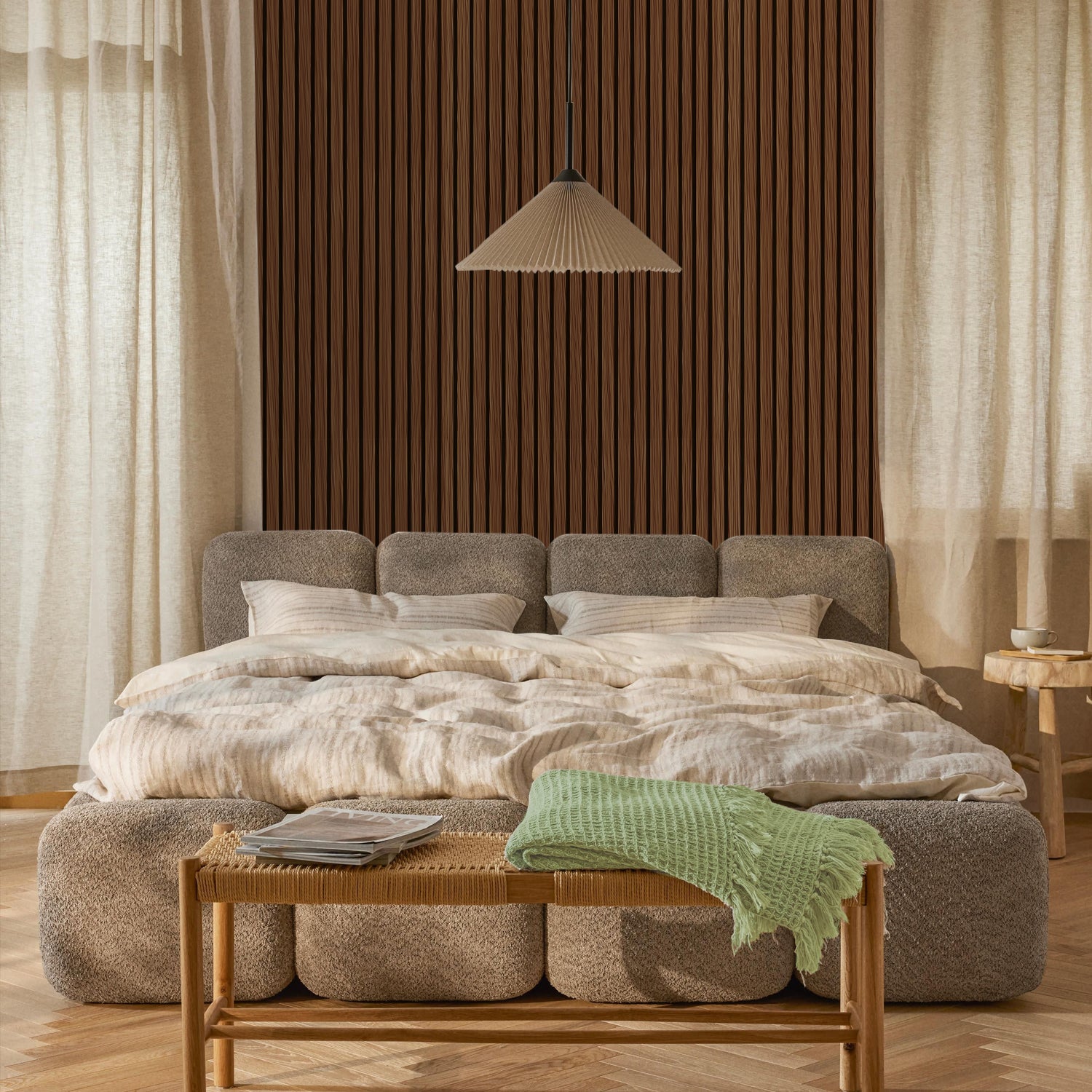 Sticky Back Plastic Vinyl Wrap - Antique Teak - For Furniture & Kitchen Cupboards