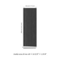 Sticky Back Plastic Vinyl Wrap - Ebony Slat - For Furniture & Kitchen Cupboards