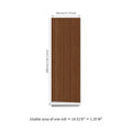 Sticky Back Plastic Vinyl Wrap - Antique Teak - For Furniture & Kitchen Cupboards