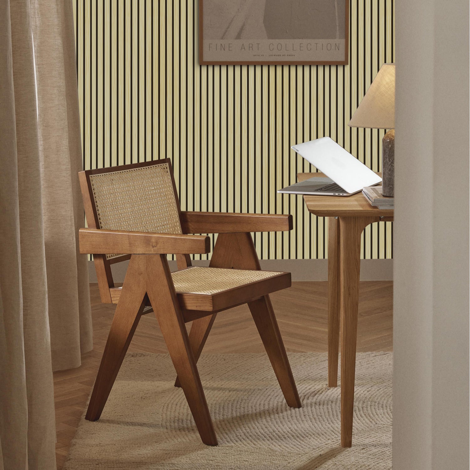 Sticky Back Plastic Vinyl Wrap - Blonde Birch - For Furniture & Kitchen Cupboards