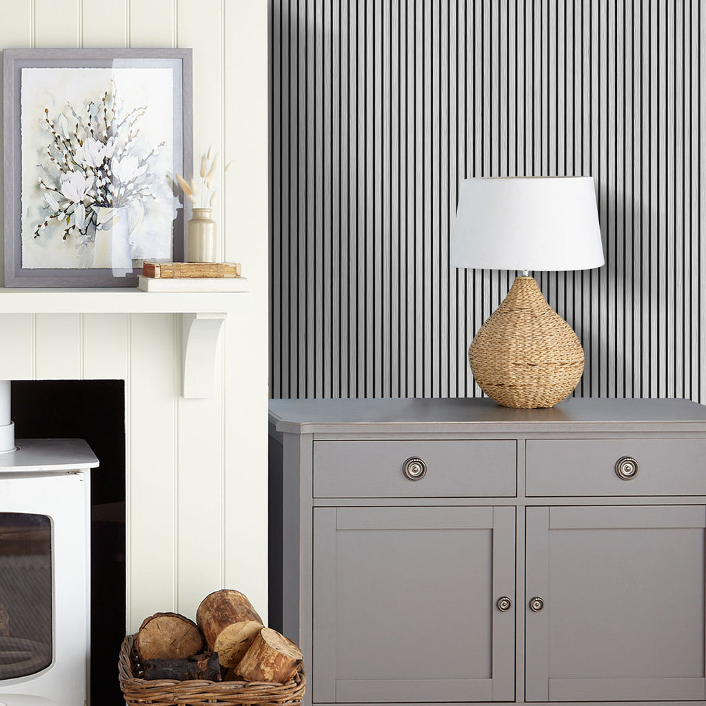 Sticky Back Plastic Vinyl Wrap - White Oak - For Furniture & Kitchen Cupboards