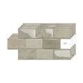 3D Gel Subway Tiles - Warm Taupe - Premium Peel and Stick Kitchen Splashback
