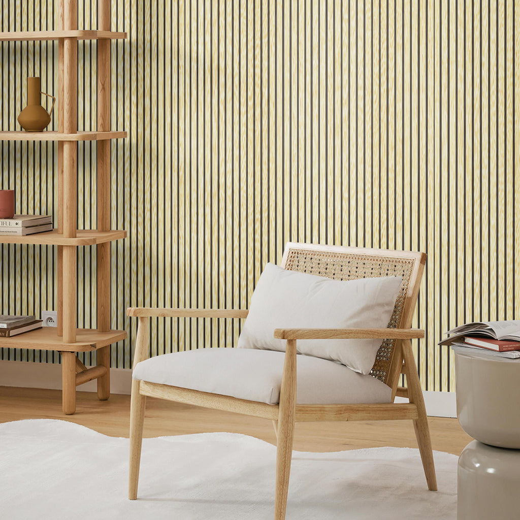 Sticky Back Plastic Vinyl Wrap - Blonde Birch - For Furniture & Kitchen Cupboards