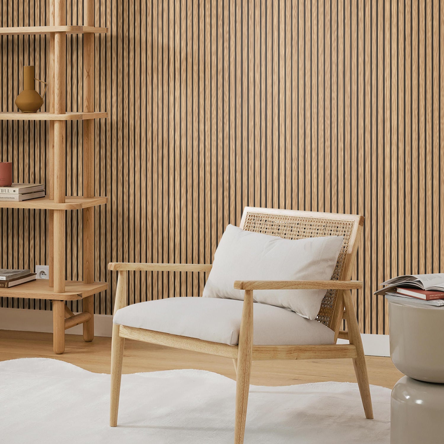 Sticky Back Plastic Vinyl Wrap - Classic Timber - For Furniture & Kitchen Cupboards