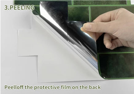 Peel the backing